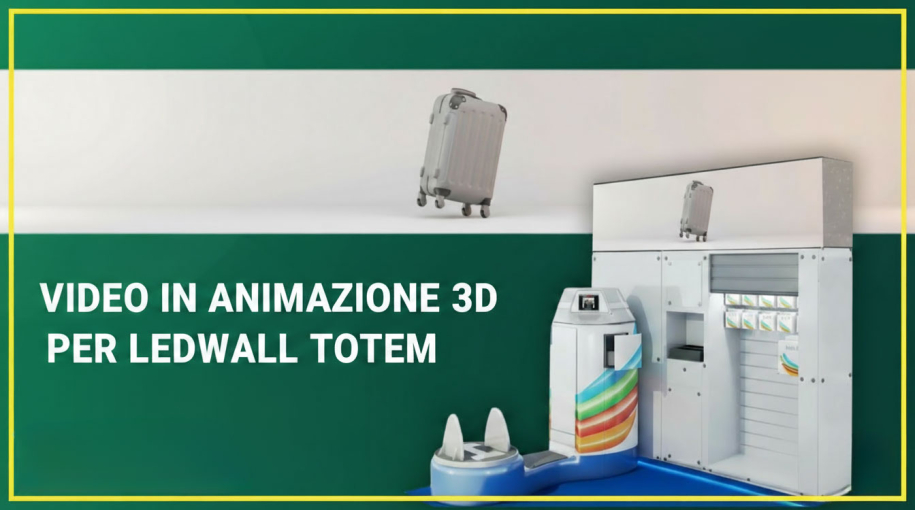 Animazioni 3D per Ledwall: impatto visivo in aeroporti e fiere